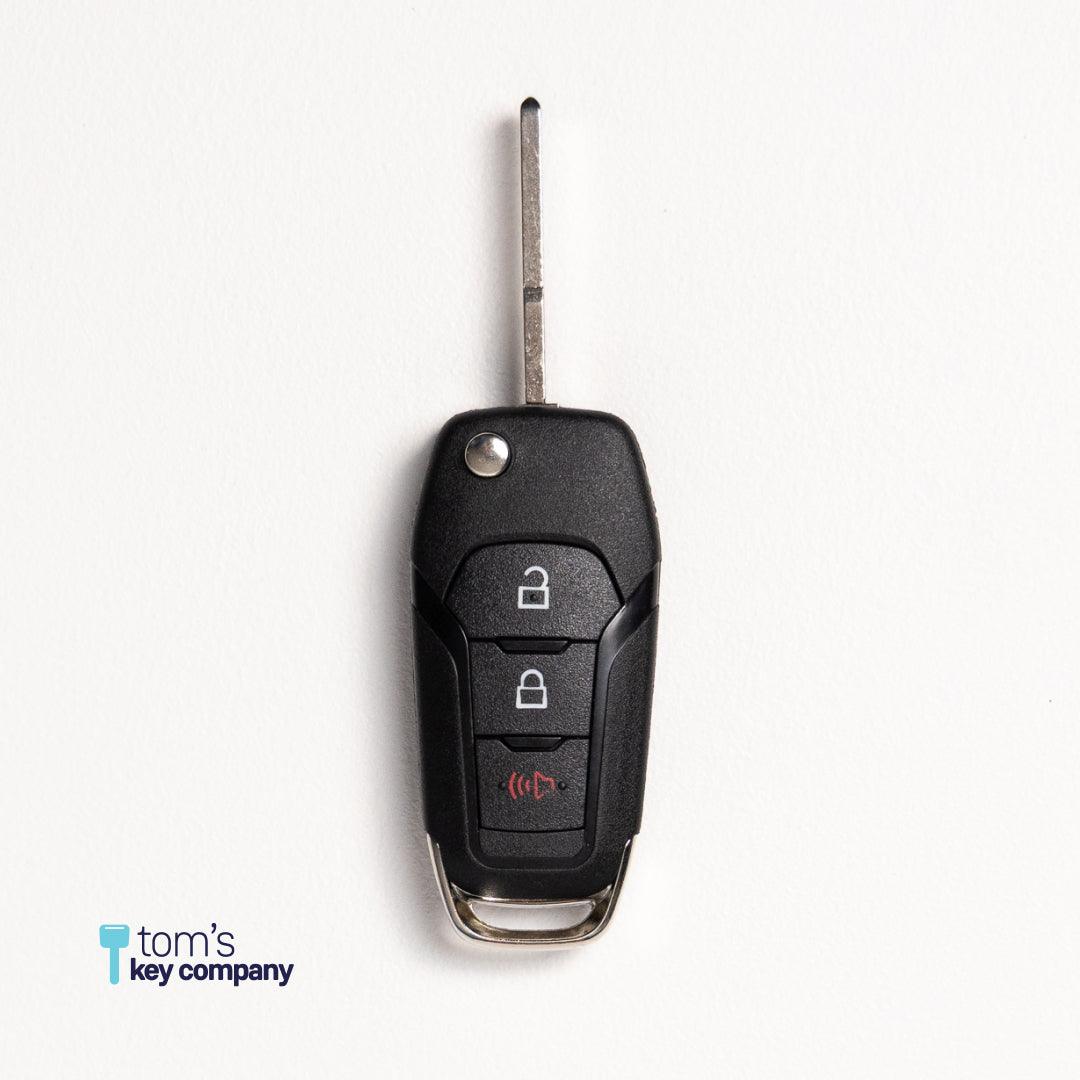 Ford Aftermarket Keyless Entry Flip Key 3-Button (FORFK-3B-FLIP) - Tom's Key Company