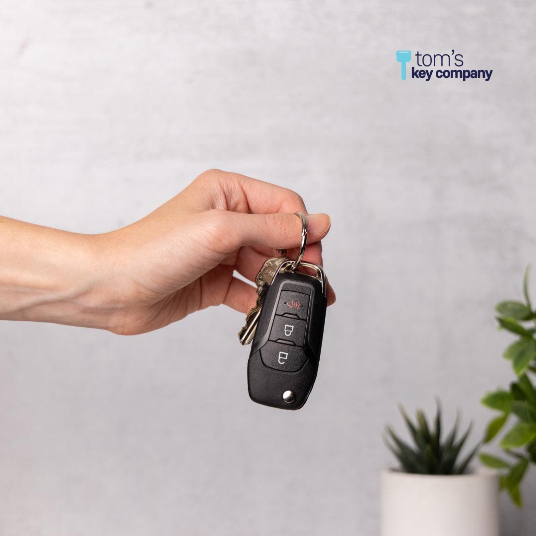 Ford Aftermarket Keyless Entry Flip Key 3-Button (FORFK-3B-FLIP) - Tom's Key Company