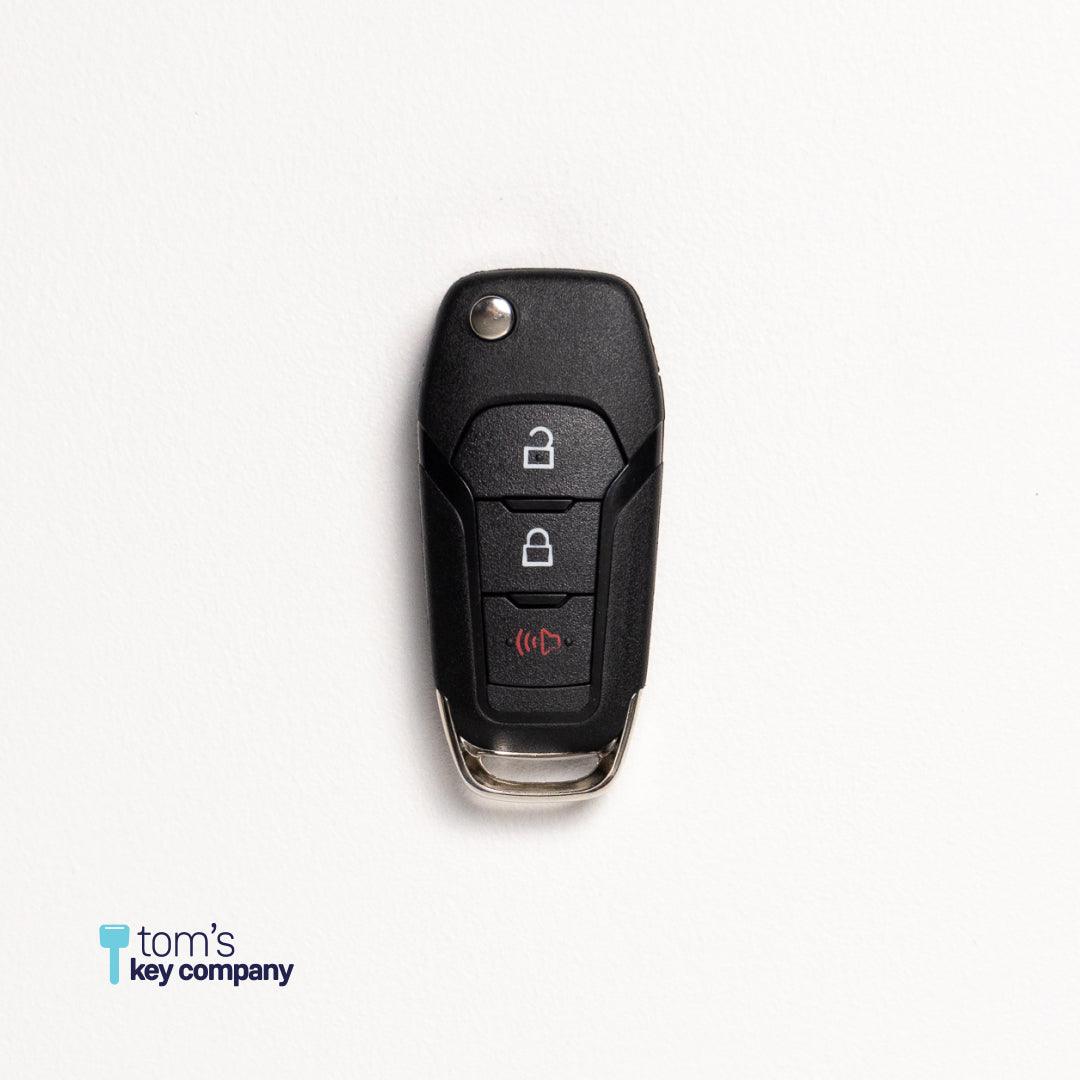 Ford Aftermarket Keyless Entry Flip Key 3-Button (FORFK-3B-FLIP) - Tom's Key Company