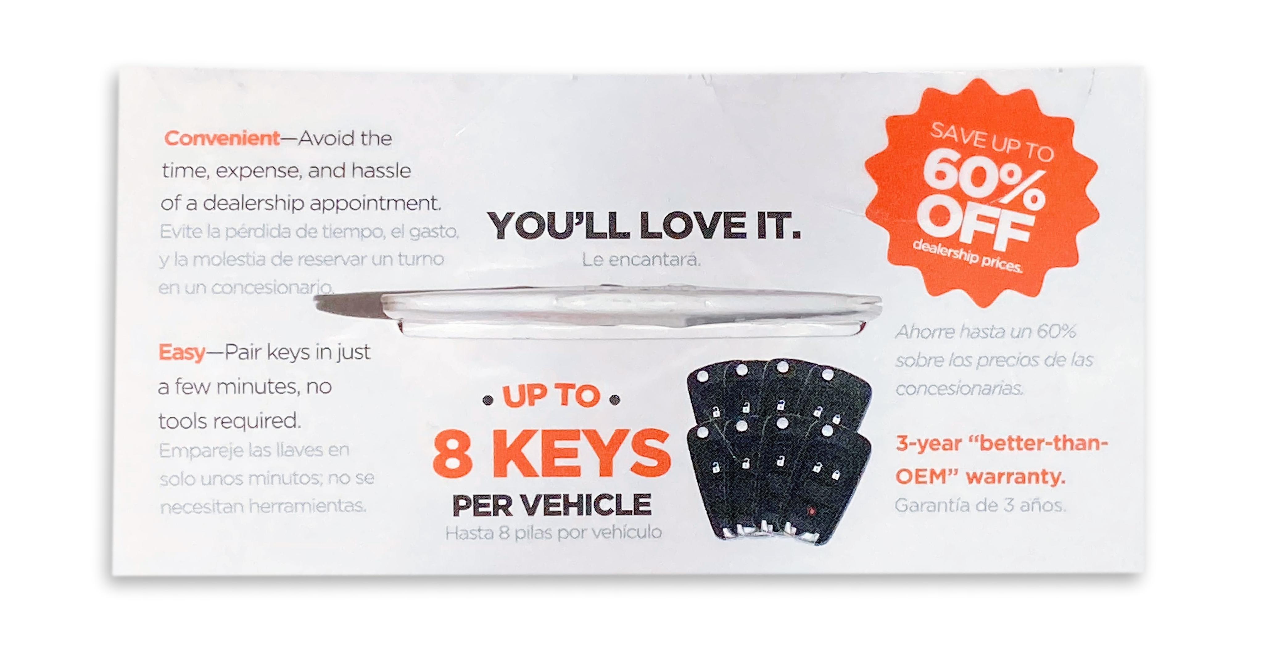 GM Simple Key 3 Button Flip Key (GMFK3SK-KIT) - Tom's Key Company