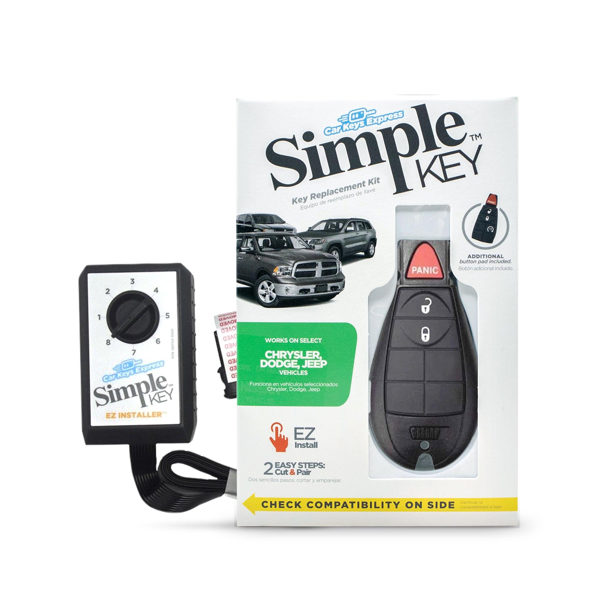 Chrysler, Dodge, Jeep and Volkswagen Simple Key Programmer for Smart Key Fob (CDFO-E3Z0SK-KIT) - Tom's Key Company