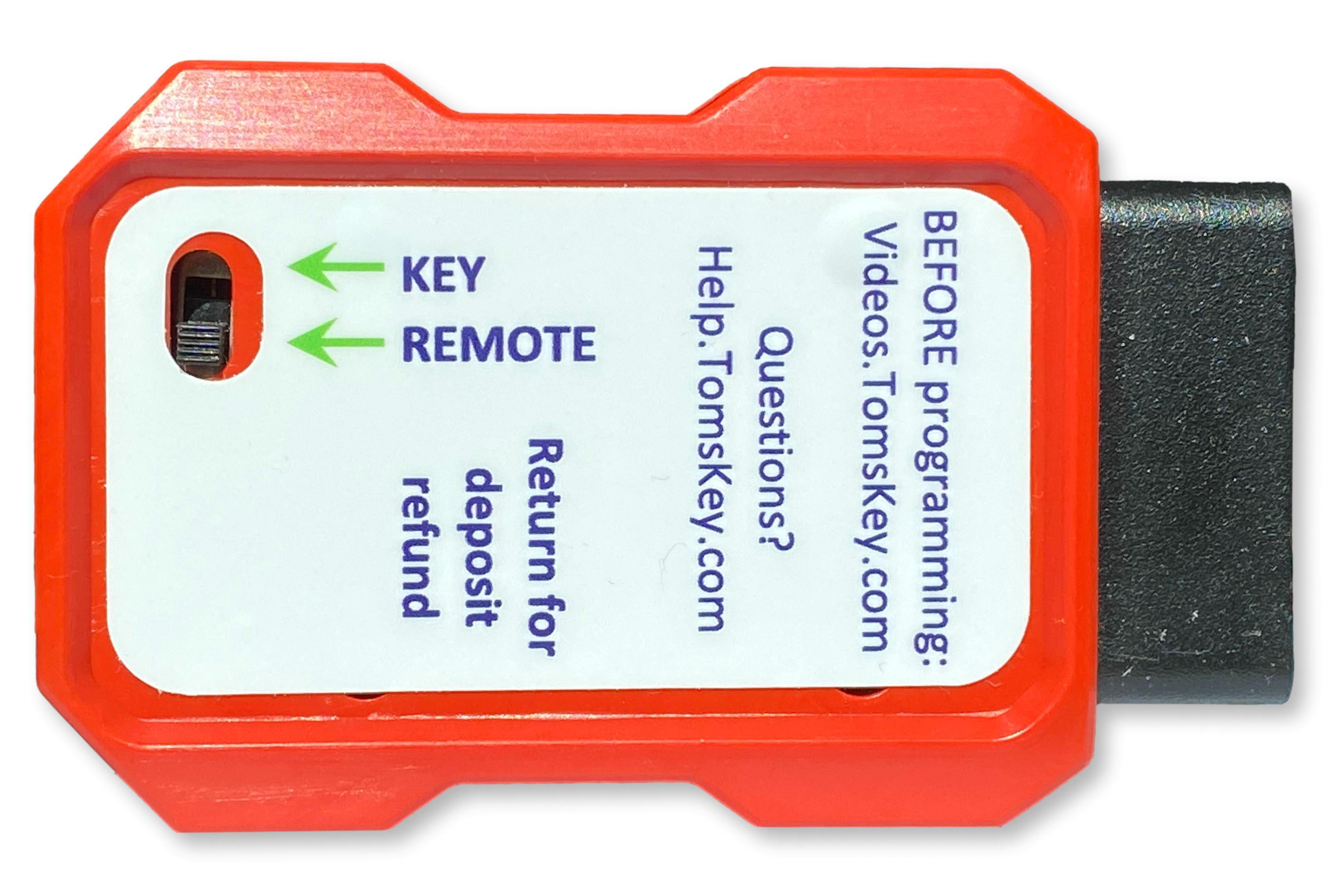 Tom’s Car Key Programmer™ Rental (Model TSL-1) - Tom's Key Company