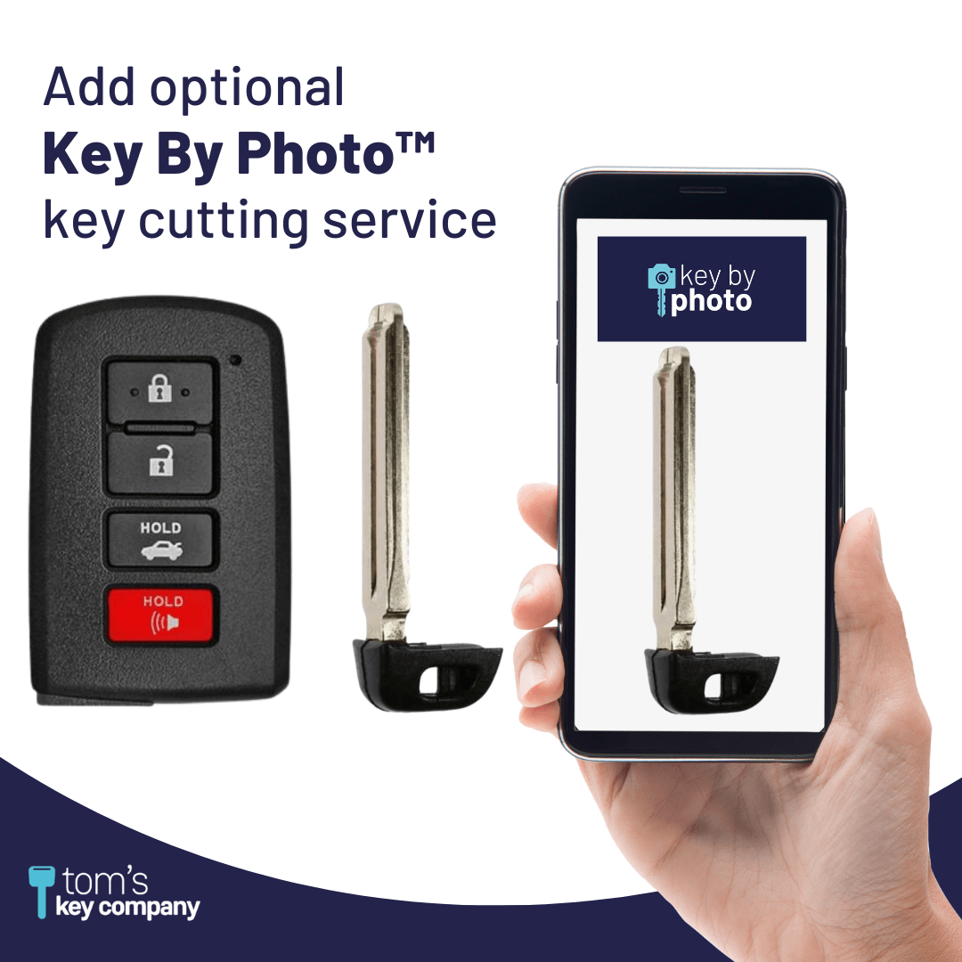 2012-2017 Toyota Camry Smart Proximity Key, Push Button Start Keyless Remote FOB - Tom's Key Company