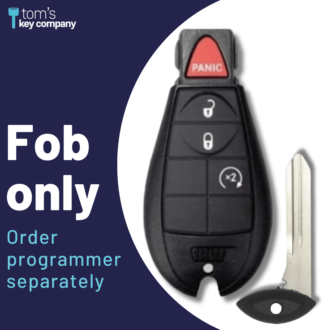 4 Button Chrysler Dodge Ram Smart Key Fob (IYZC01C-4B-RS-FOB) - Tom's Key Company