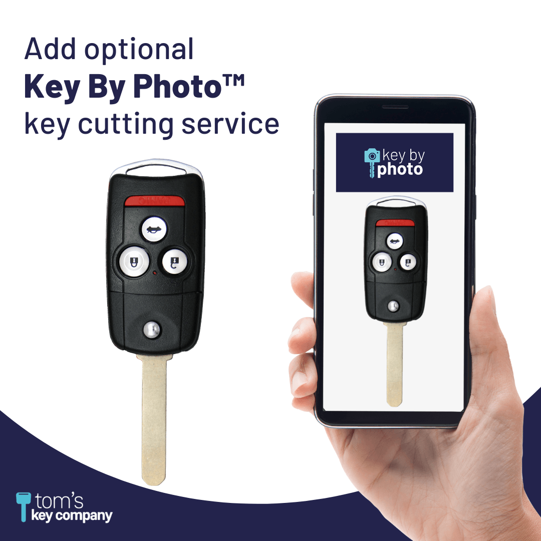 Acura TL & TSX Aftermarket Keyless Entry Flip Key 4-Button (ACURAFK-TL-TSX-4B-FLP) - Tom's Key Company