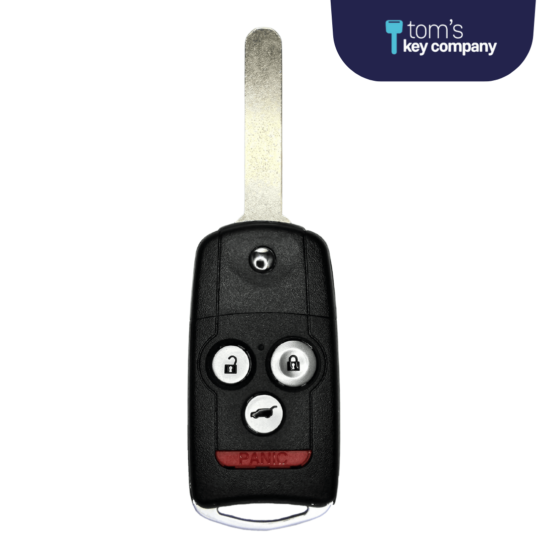 Acura MDX & RDX Aftermarket Keyless Entry Flip Key 4-Button (ACURAFK-MDX-RDX-4B-FLP)
