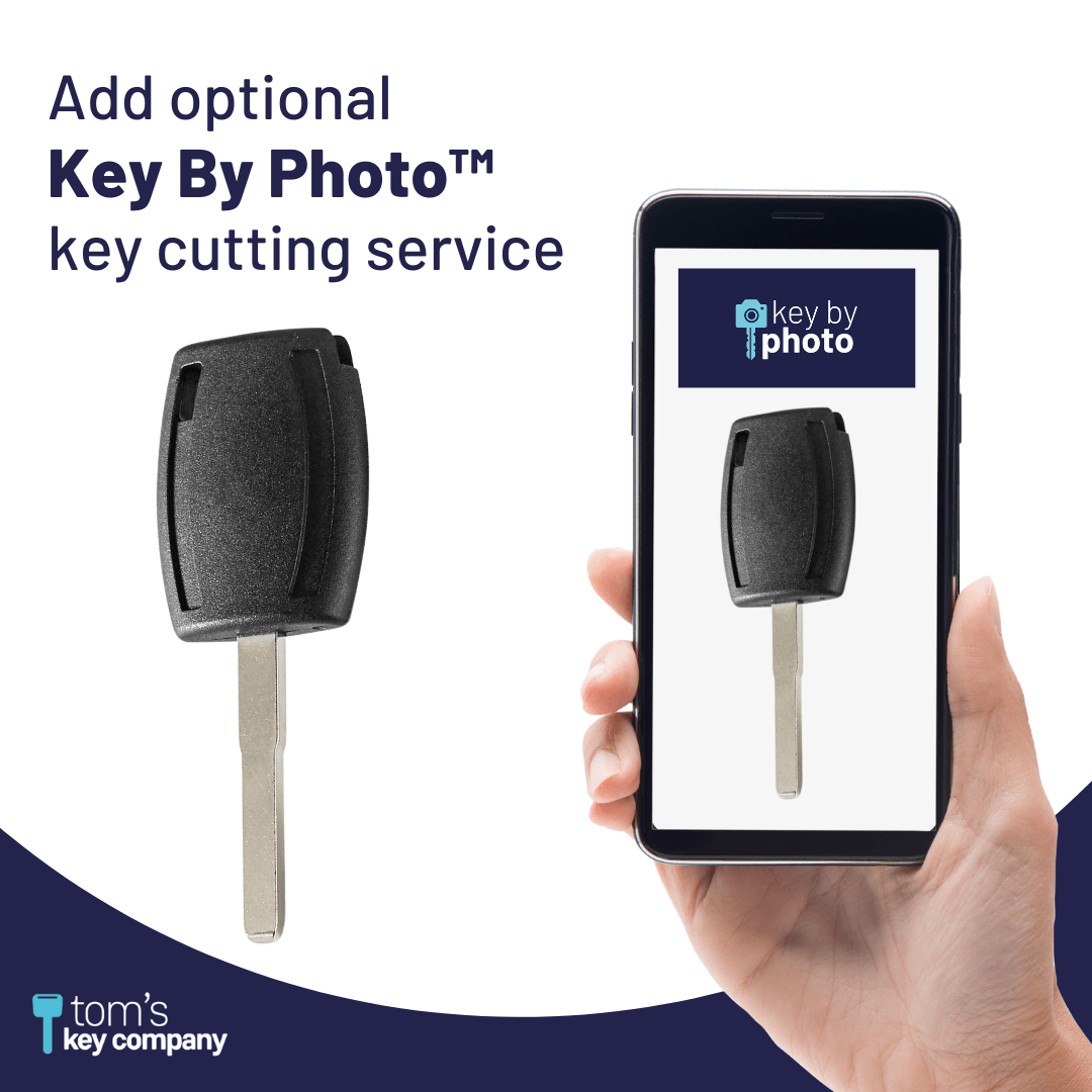 Brand New Uncut Transponder Key for Select Ford Vehicles (FORKEY-HS-4D63) - Tom's Key Company