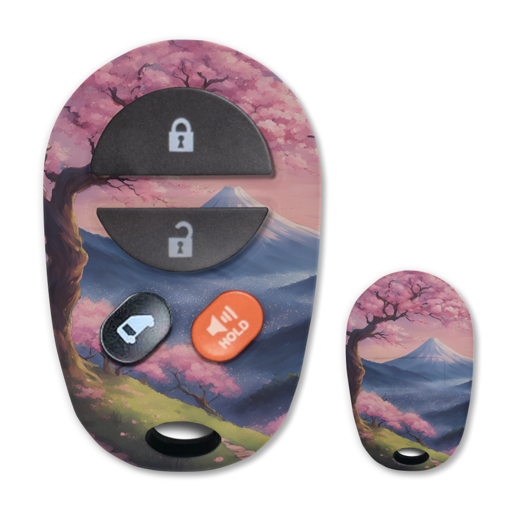 My Key, My Style: 4 Button Keyless Entry Remote Car Key FOB for Toyota Sienna Vans - Door (Shell Only)