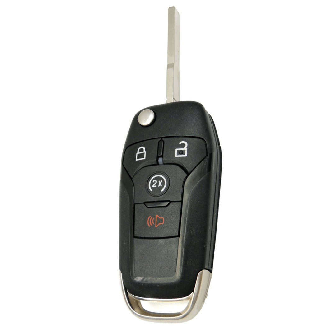 Ford Aftermarket Keyless Entry Flip Key 4-Button with Remote Start (FORFK-4B-RS-FLIP) - Tom's Key Company
