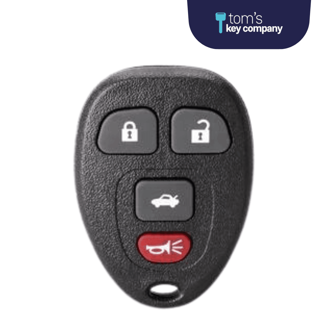 Brand New Aftermarket 4 Button Remote FOB for Select Buick, Cadillac, Chevrolet, GMC Pontiac, Saturn, & Suzuki Vehicles (GMRM-MZ0RE-RMT)