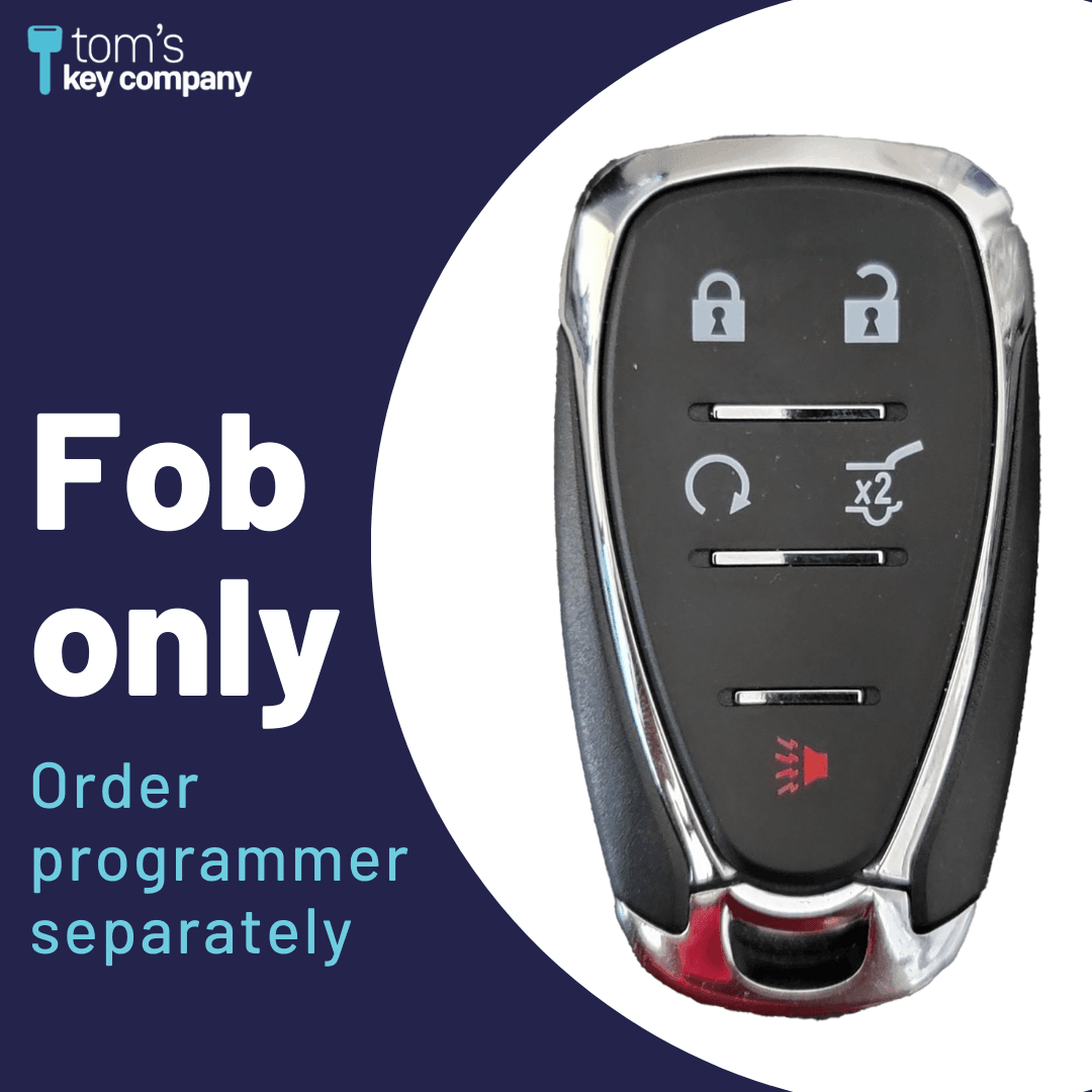 Brand New Aftermarket 5 Button (Remote Start & Hatch) Smart Key for Select Buick, Cadillac, Chevrolet and GMC Vehicles (GMSK-903-RSHR-5B)