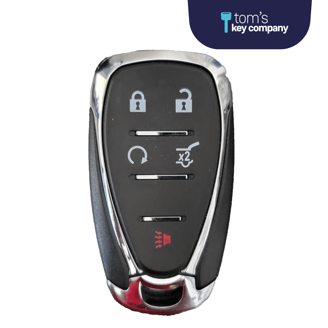 Brand New Aftermarket 5 Button (Remote Start & Hatch) Smart Key for Select Buick, Cadillac, Chevrolet and GMC Vehicles (GMSK-903-RSHR-5B)