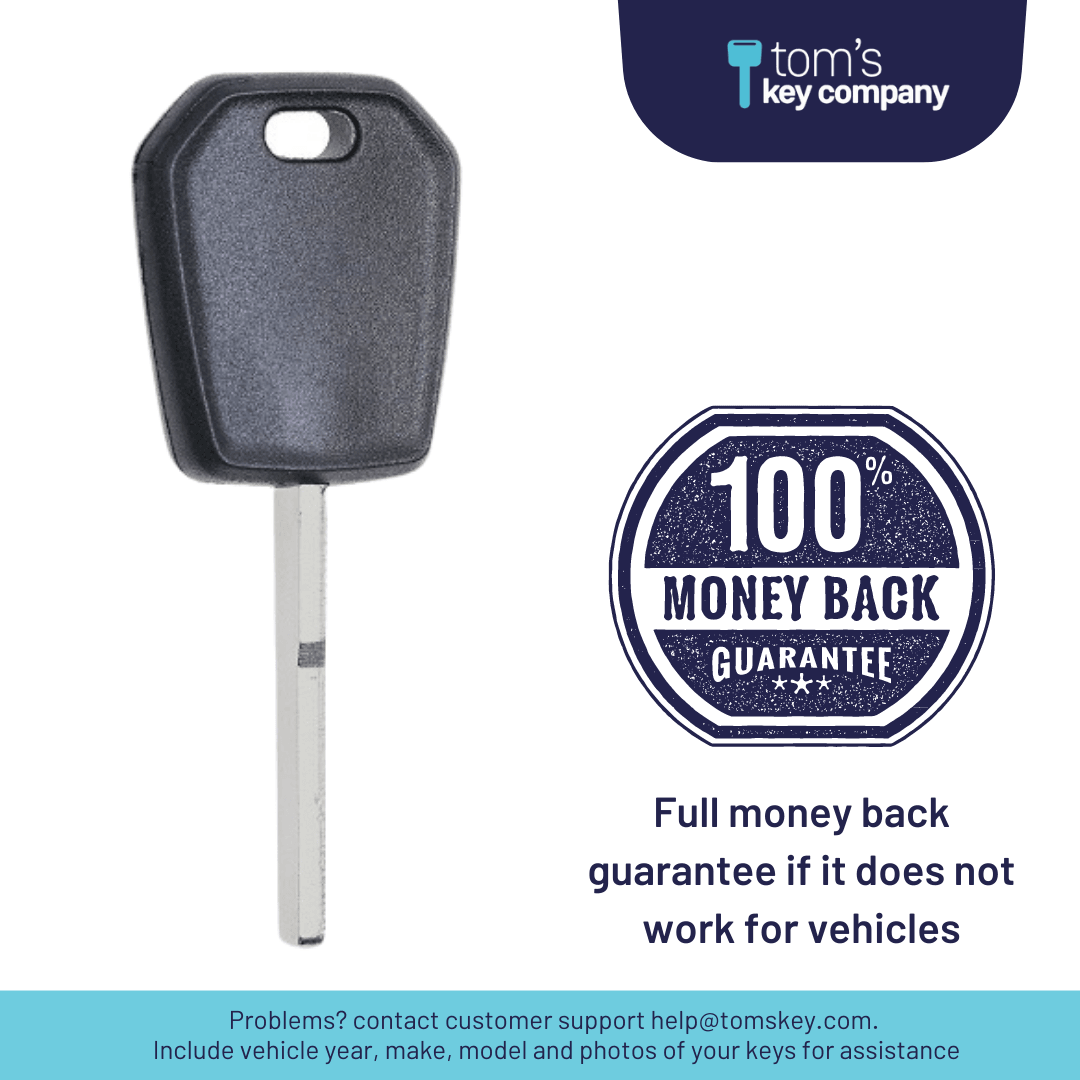 High Security Transponder Key for Select Ford Vehicles (FORKEY-128-HS) - Tom's Key Company