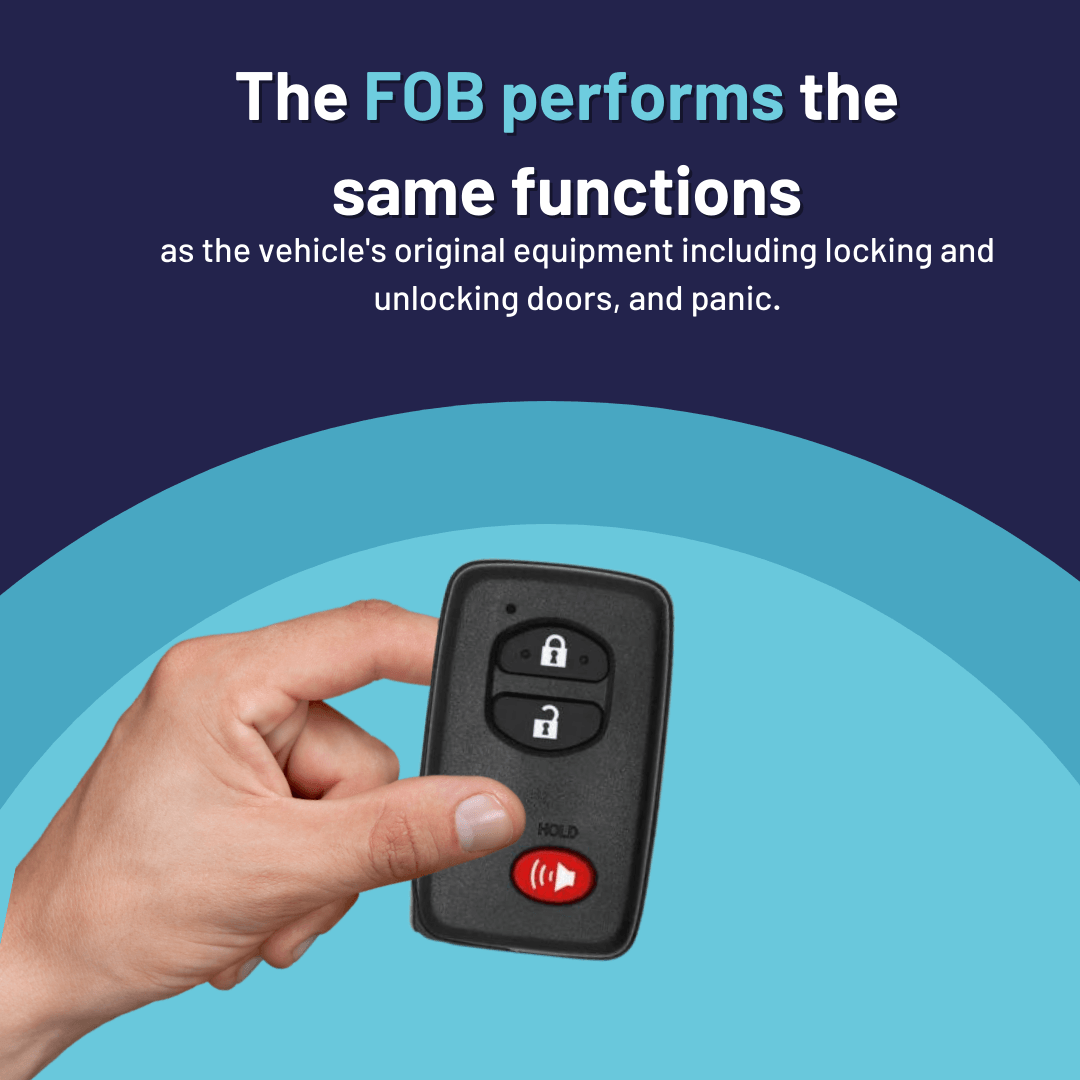 REFURBISHED OEM: 2010-2019 Toyota 4Runner / 3-Button Smart Key FOB (REFURBISHED OEM: HYQ14ACX-3B-FOB-BLACK)