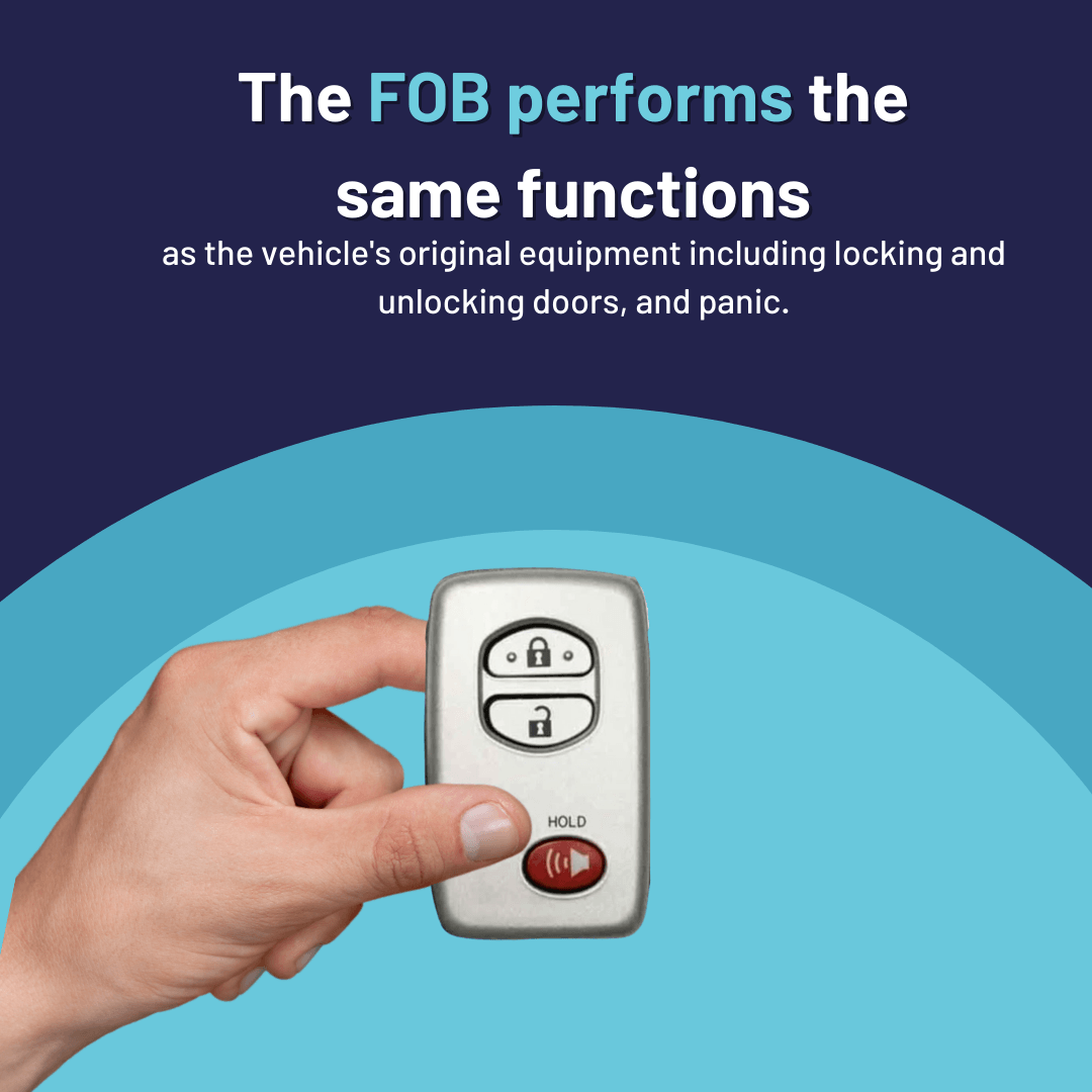 2010-2019 Toyota 4Runner / New 3-Button OEM Smart Key FOB (HYQ14ACX-3B-FOB-SILVER-LOGO)