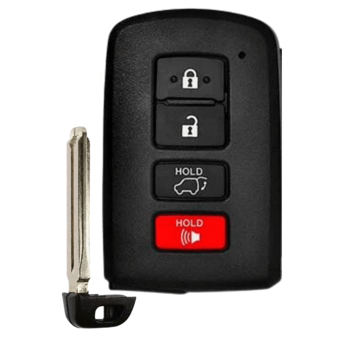 Toyota Highlander Sequoia Smart Proximity Key, Push Button Start Keyless Remote FOB with Emergency Key (HYQ14FBA-4B-AG2110-FOB)