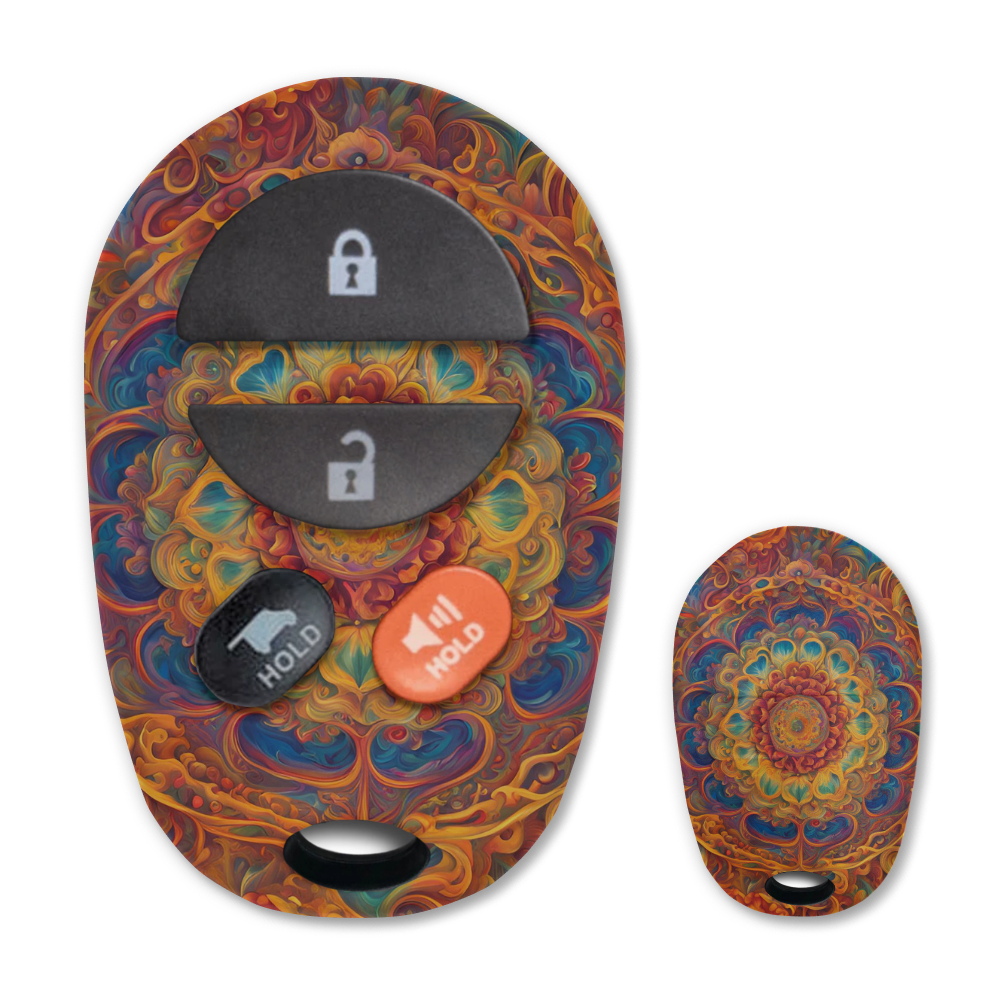 My Key, My Style: 4 Button Keyless Entry Remote Car Key FOB for Toyota Sequoia - Hatch (Shell Only)