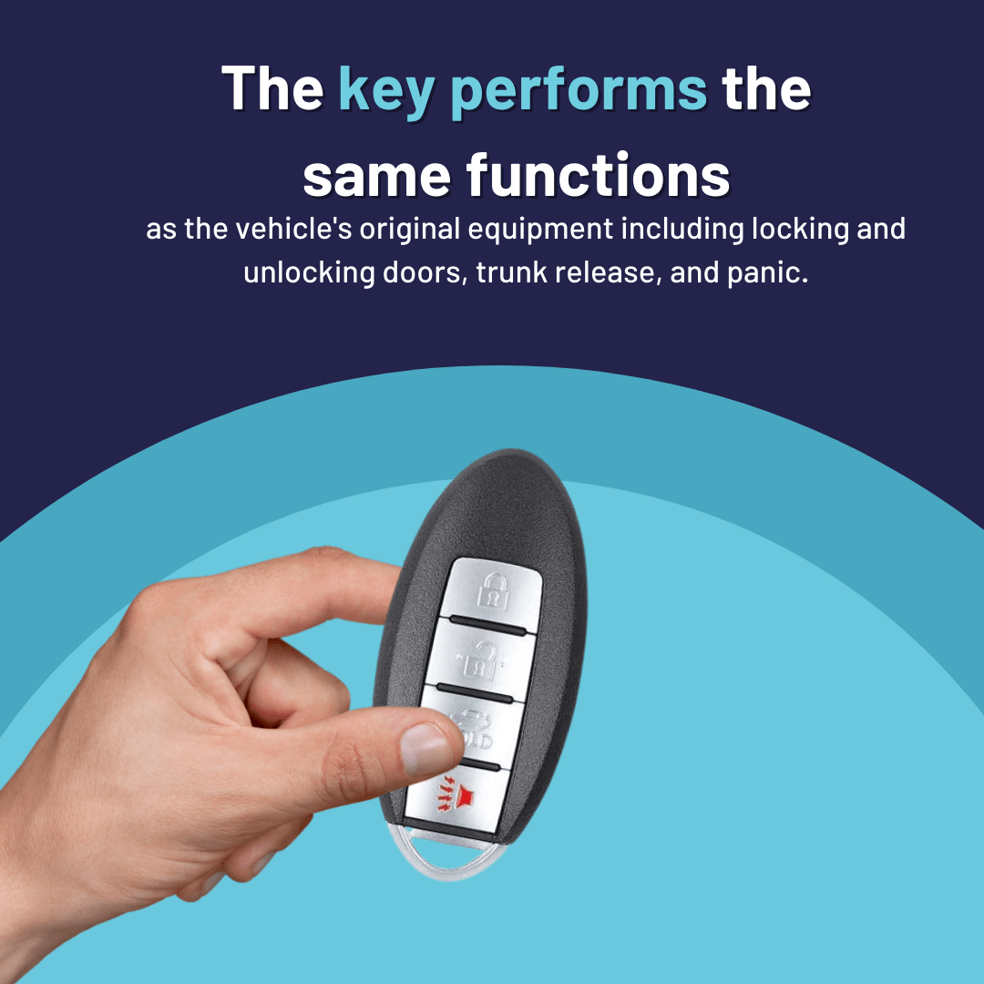 Nissan & INFINITI 4 Button Smart Key Fob Remote Select Vehicles - Tom's Key Company