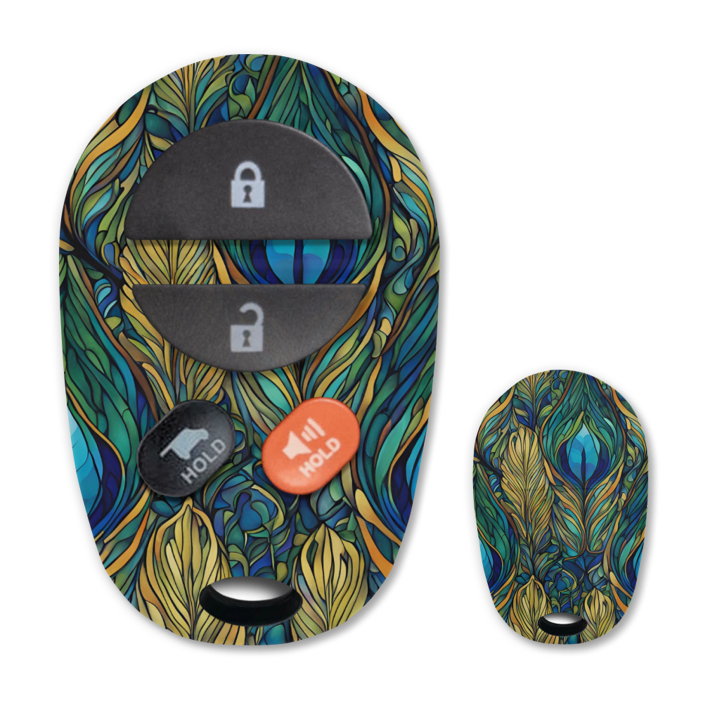 My Key, My Style: 4 Button Keyless Entry Remote Car Key FOB for Toyota Sequoia - Hatch (Shell Only)