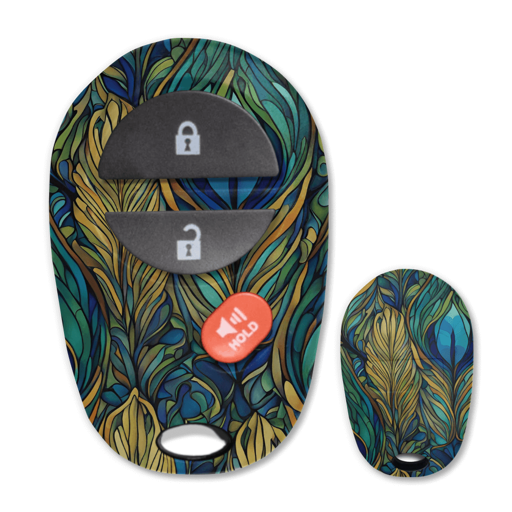 My Key, My Style: 3 Button Keyless Entry Remote Car Key FOB for Select Toyota Vehicles (Shell Only)