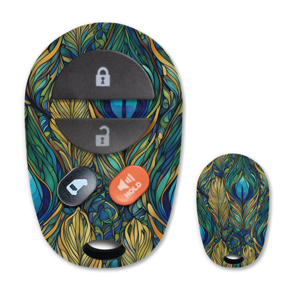 My Key, My Style: 4 Button Keyless Entry Remote Car Key FOB for Toyota Sienna Vans - Door (Shell Only)