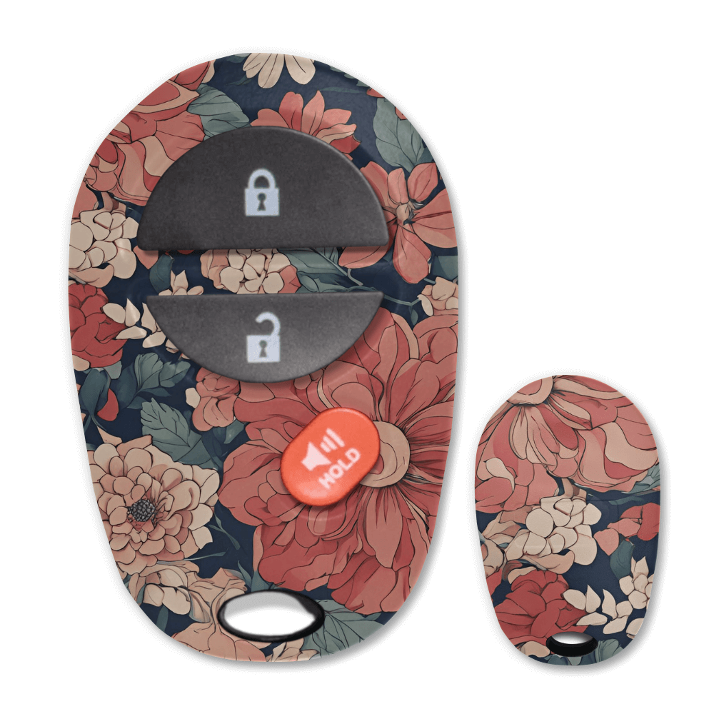 My Key, My Style: 3 Button Keyless Entry Remote Car Key FOB for Select Toyota Vehicles (Shell Only)