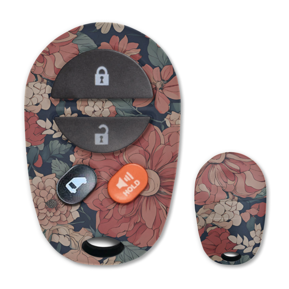 My Key, My Style: 4 Button Keyless Entry Remote Car Key FOB for Toyota Sienna Vans - Door (Shell Only)