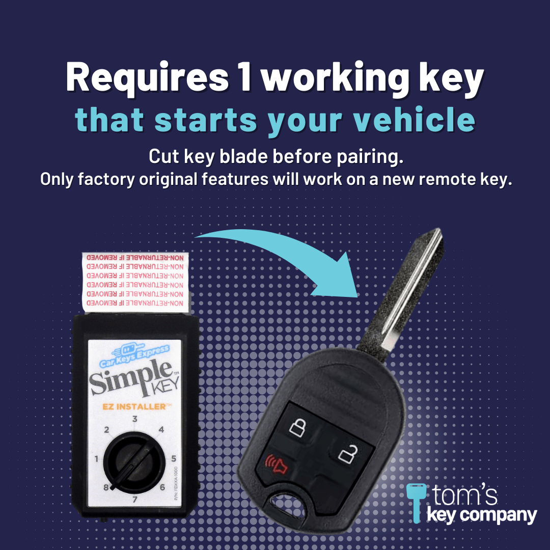 Simple Key Programming Kit - Ford & Lincoln Vehicles (FORRK3SK-KIT) - Tom's Key Company