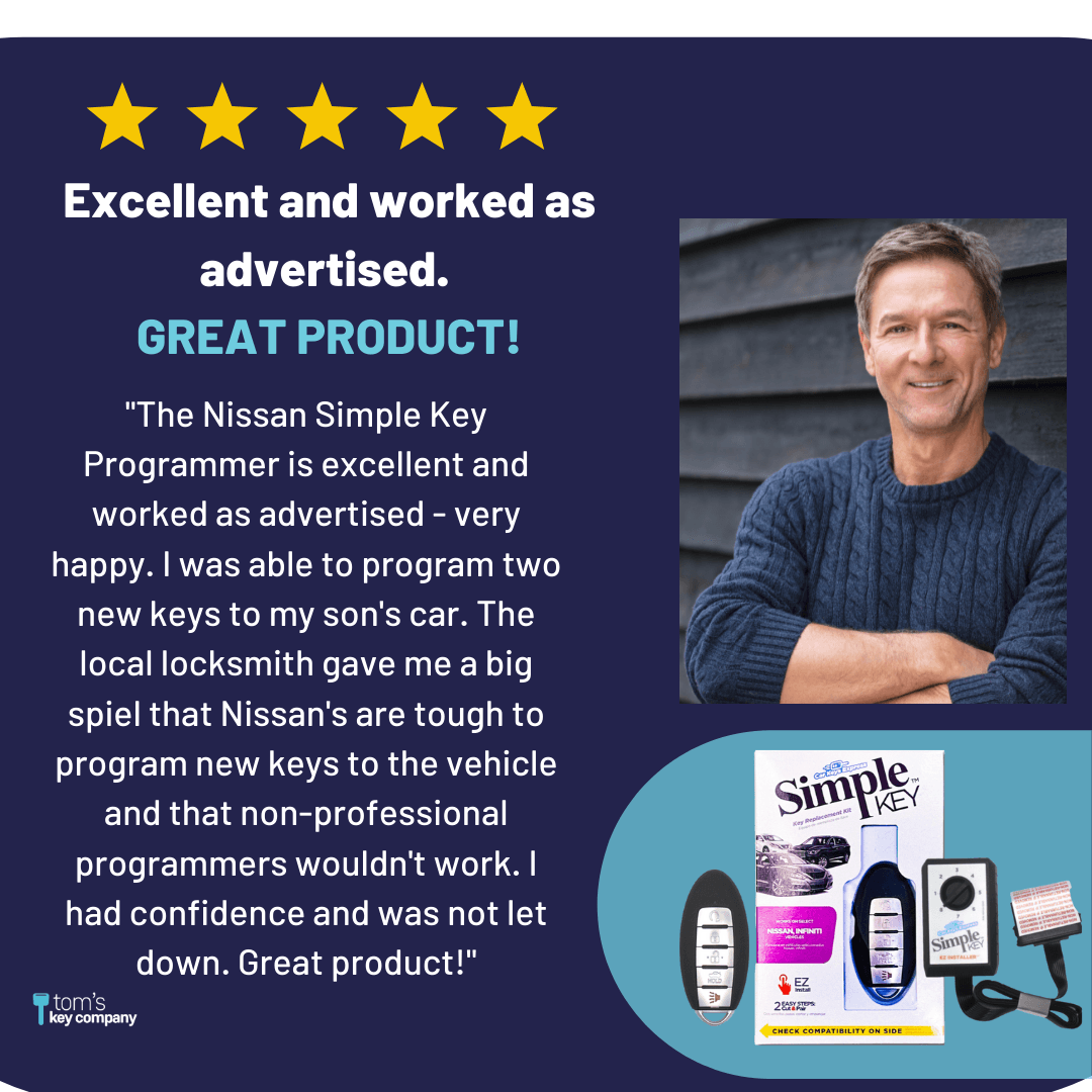 Nissan & INFINITI Simple Key Programmer for Smart Key Fob (NISK-E5TRZ0SK-KIT) - Tom's Key Company