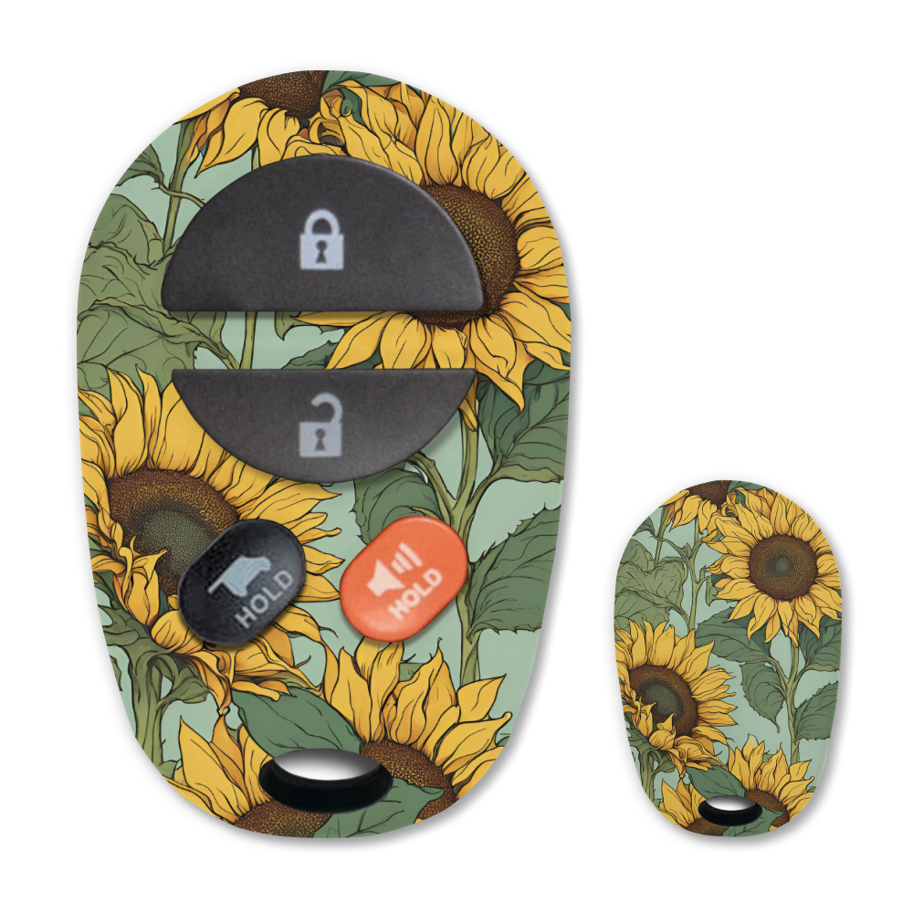 My Key, My Style: 4 Button Keyless Entry Remote Car Key FOB for Toyota Sequoia - Hatch (Shell Only)