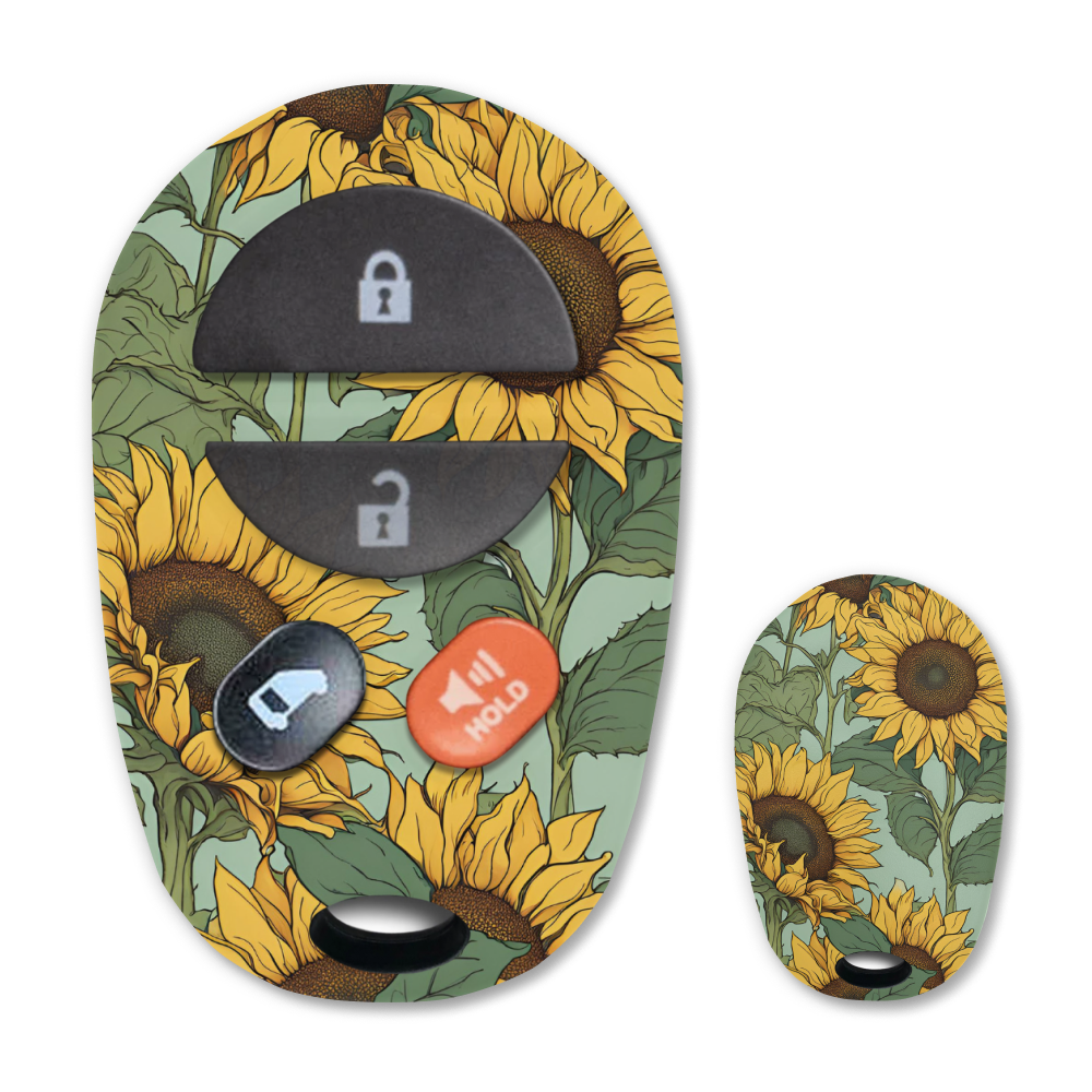 My Key, My Style: 4 Button Keyless Entry Remote Car Key FOB for Toyota Sienna Vans - Door (Shell Only)