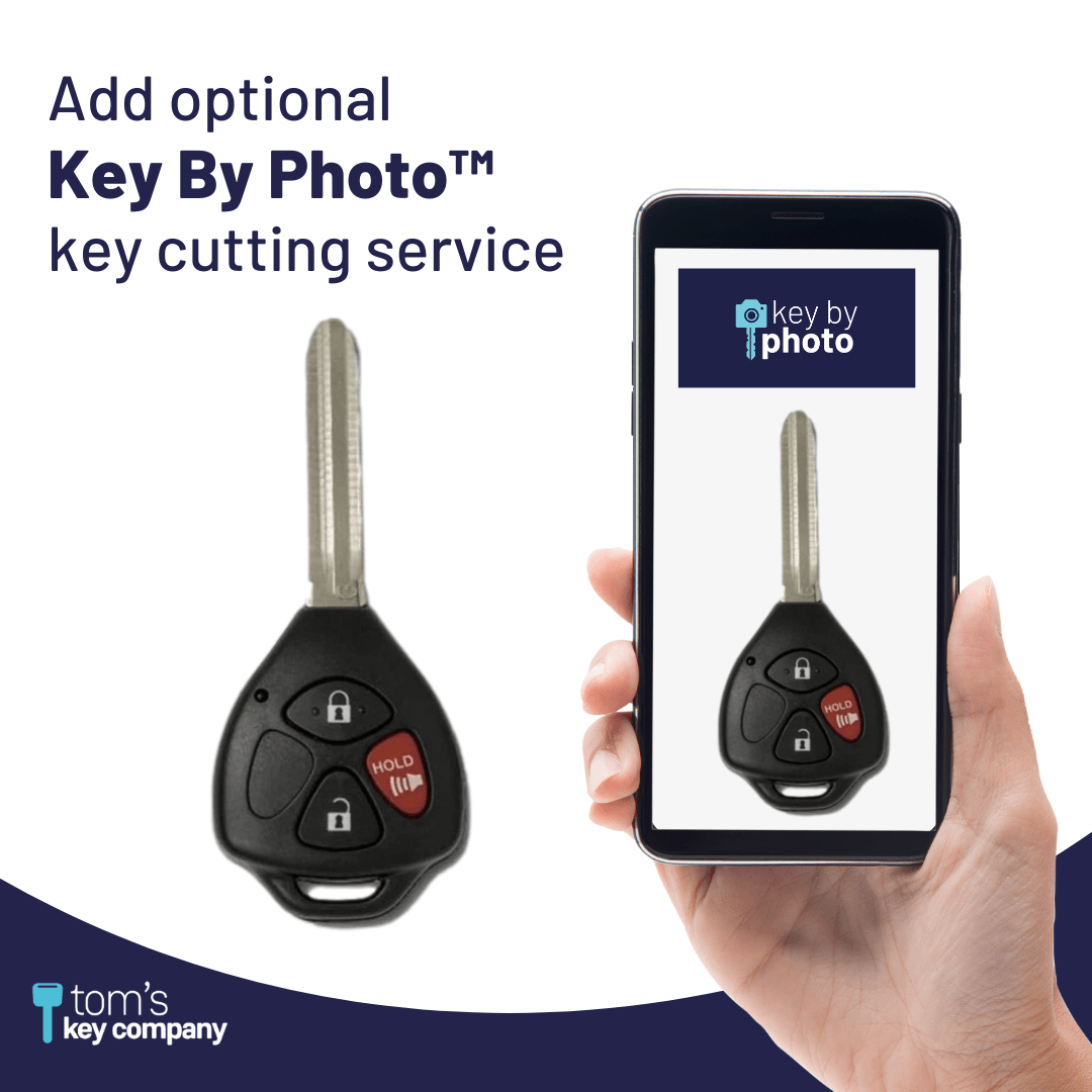 Toyota 4Runner, Rav4 and Yaris Key & Remote ("G" Chip Key with 3 Button Remote) HYQ12BBY-3B-G - Tom's Key Company